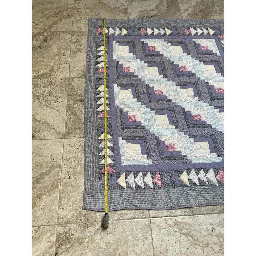 Vintage Quilt Log Cabin Pattern 59